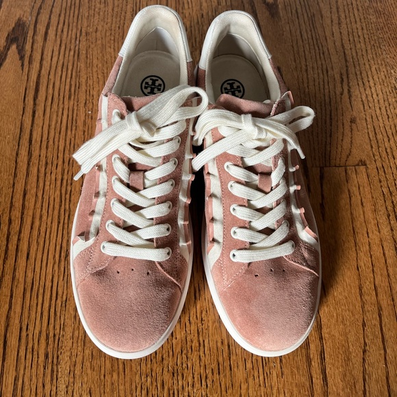 Tory Burch NWT Howell Ruffle Court Shoe Suede / Nappa Leather Size 9 - Picture 7 of 13